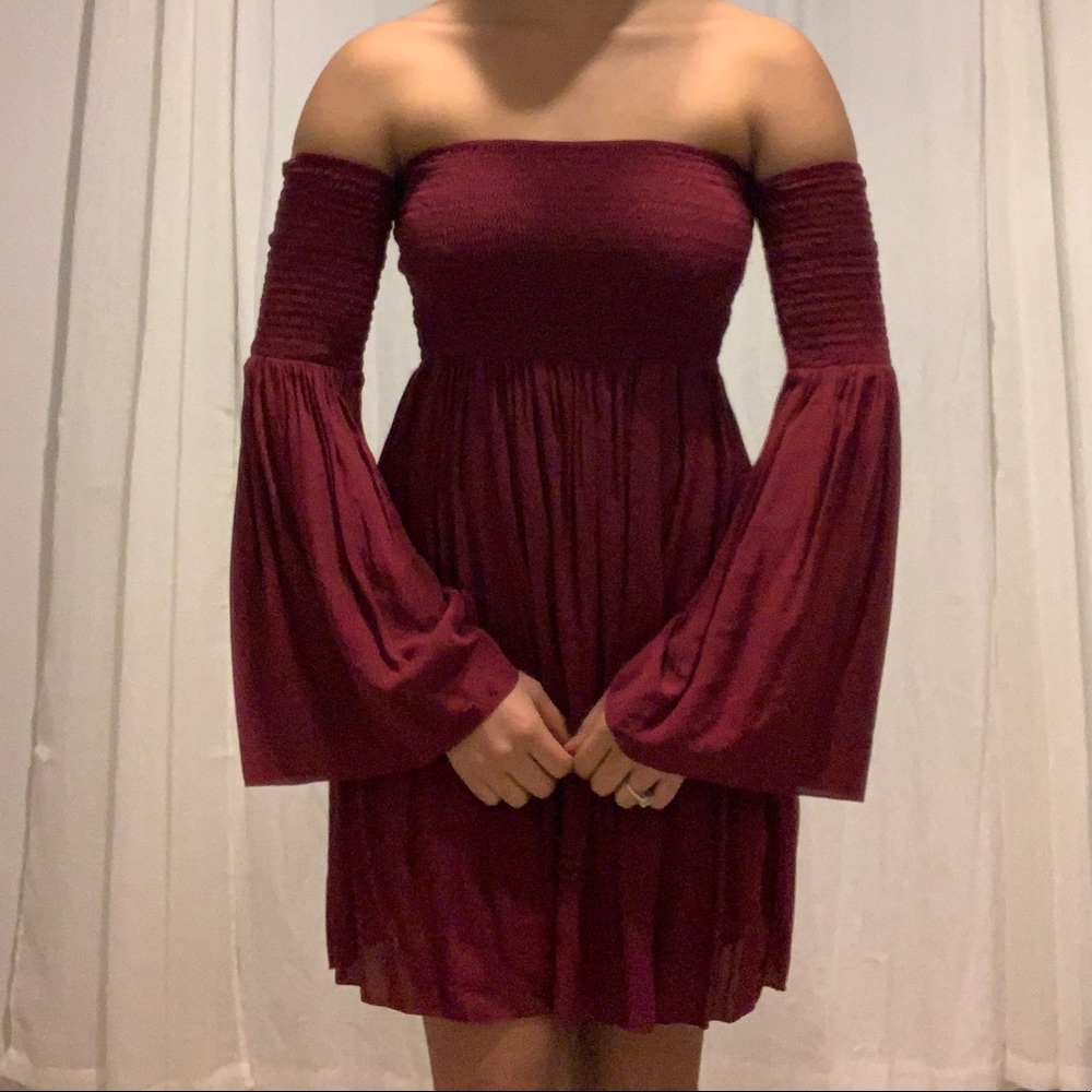 Burgundy Dress
